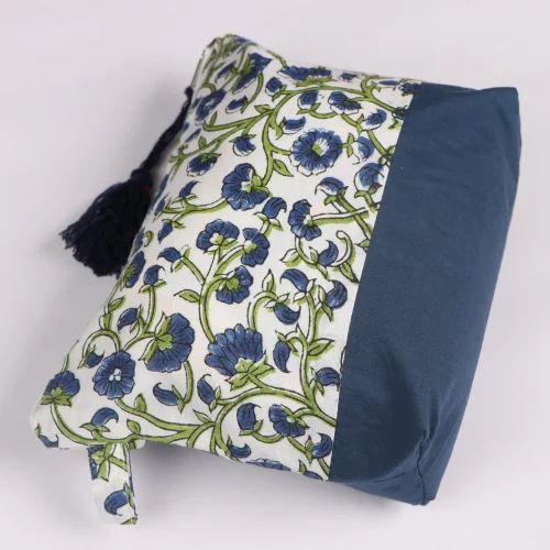 Hand Block Printed Cotton Handbag For Your Daily Items, Pouch