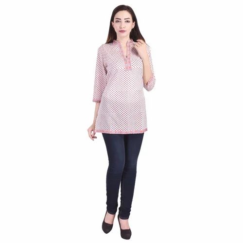 Handmade Hand Block Printed Cotton Women Kurtis, Kurti Only