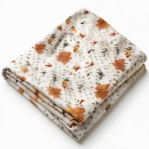 Organic Cotton Baby Swaddle Double Cloth Muslin Printed Fabric, For Garments