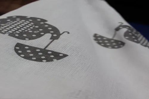 Cambric Cotton Voile Printed Fabric, Block Print