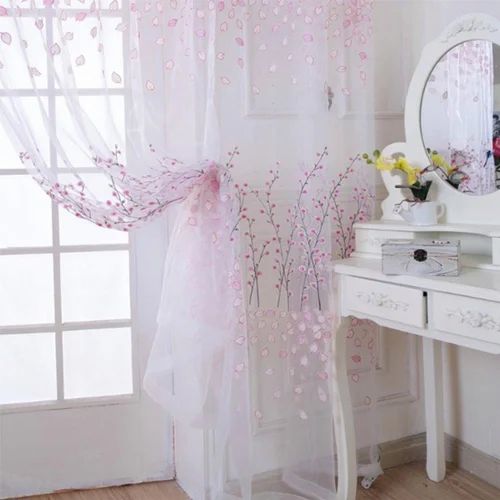 Poly Cotton Printed Voile Fabric