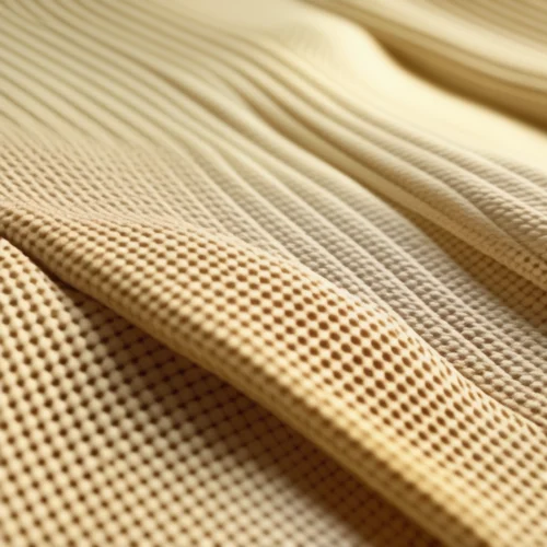 Organic Waffle Weave Cotton Fabric