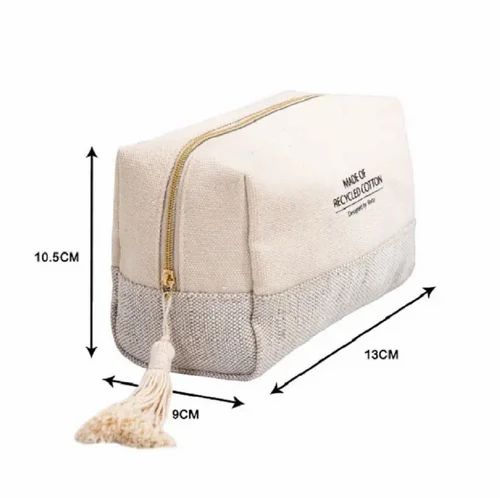 Organic Cotton Cosmetic Bags