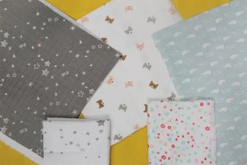 Organic Cotton Muslin Fabric, GSM: 50-100