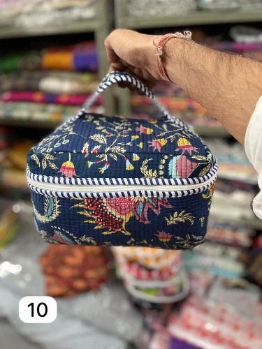 Quilted Cosmetic Bag