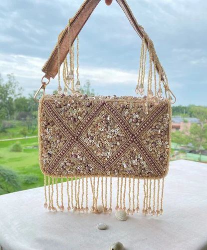 Women embroidered handbag