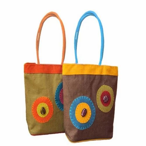 Polyester Embroidered Beach Bags