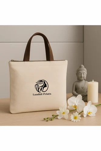 Printed Cotton Hand Bags (10x12 Inch)