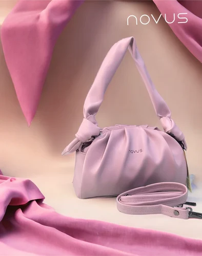 Pink Chunnat Satchel Handbag
