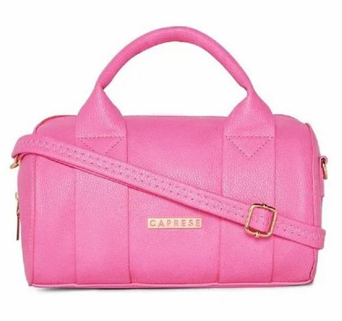 Pink Solid Caprese Small Teresa Satchel