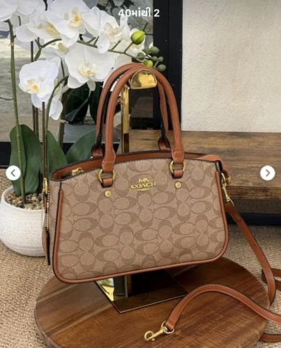COACH SATCHEL PREMIUM HANDBAG, Material: Leather