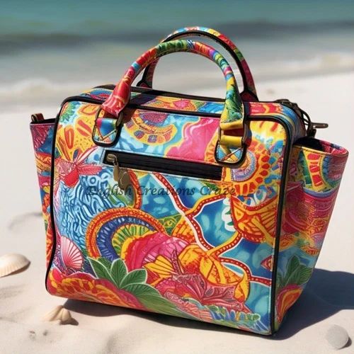 Polyester Designer Beach Handbags
