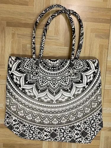 Ladies Shoulder Handbag Cotton Mandala