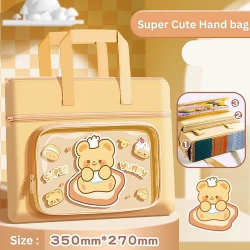 Capybara Theme Hand Bags for Kids, Material: Polyurethane