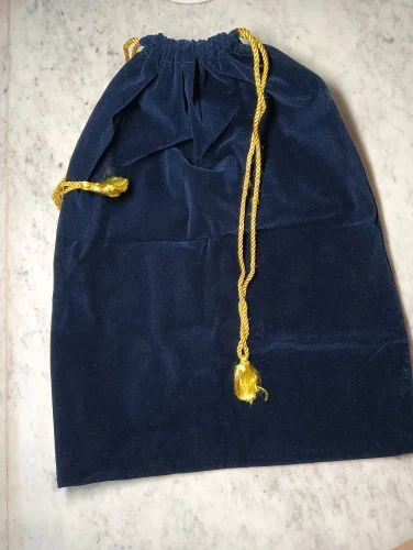 Blue Velvet Bag