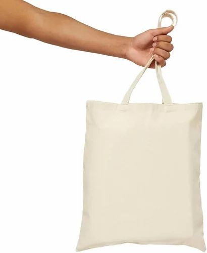 Plain Cotton Shoulder Bags