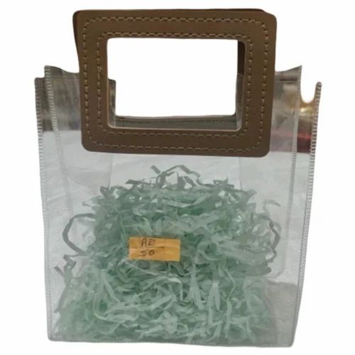 Golden Pvc Handbag