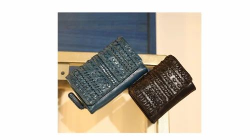Leather Woven Hand Bag