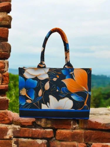 Printed Fabric Hand Bags