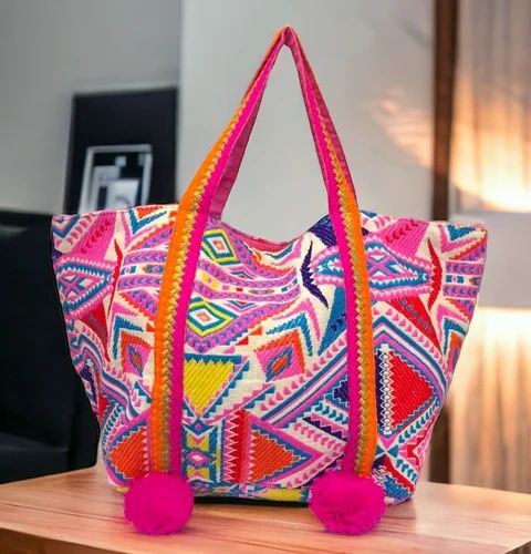 16 Inch Ladies Fabric Hand Bags