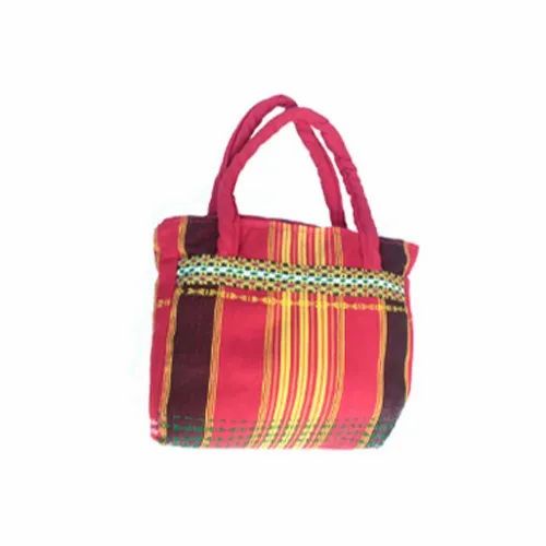 Cotton Canvas Ladies Handloom Bag
