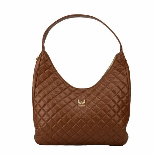 AMLP008LTN Leather Hobo Bag
