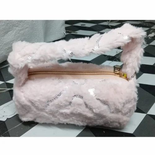 Pink Fur Girl Hand Bag
