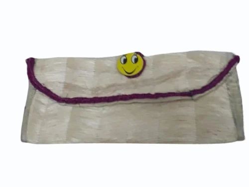 White Banana Fiber Hand Bag