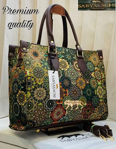 Ikkat Fabric Handbags