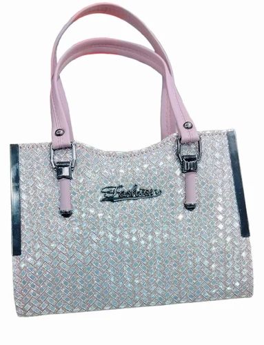 Ladies Pink Nylon Handbag