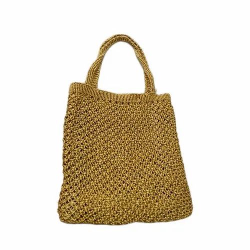 Ladies Plain Leap England Nylon Hand Bag