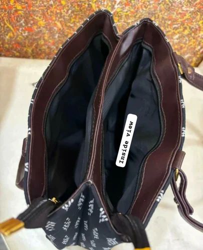 Pure Cotton Fabric Sling And Pouch Handbags