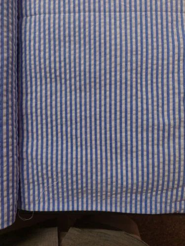 Poly Cotton Seersucker stripes