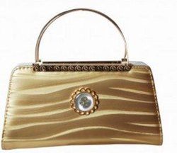 Golden Raxin Baguette Bag
