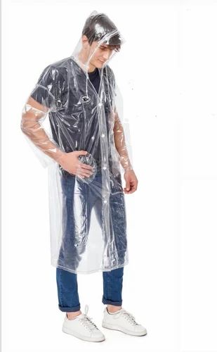 XL Transparent Raincoat Unisex, PVC