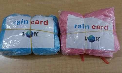 Unisex Universal Pocket Rain Card, Polyester