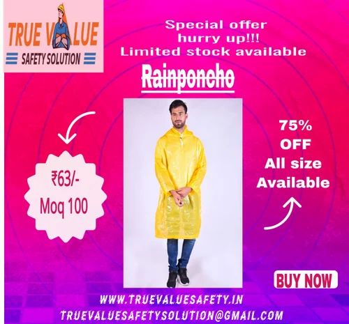 Rain Poncho Raincoat