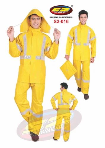Men's PU Safety Raincoat