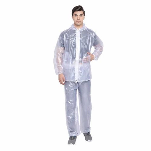 Zeel Men Transparent Raincoat