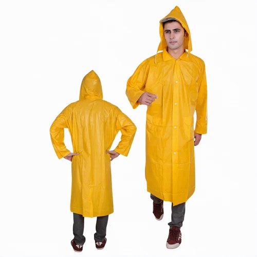 Heavy Duty PVC Long Raincoat 17 MM