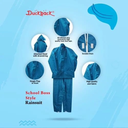 XL Size Blue Duckback Rain Suit