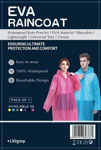 Eva Plastic Raincoat