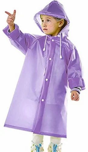 Unisex Kids Pvc Raincoats