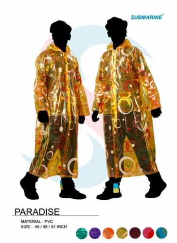 Silver PVC Raincoat