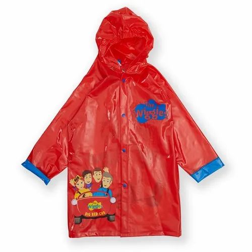 Polyester Kids Full Sleeves Raincoat