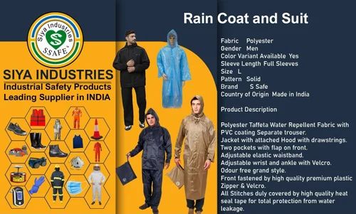 Black Unisex Zeel Rain Jacket
