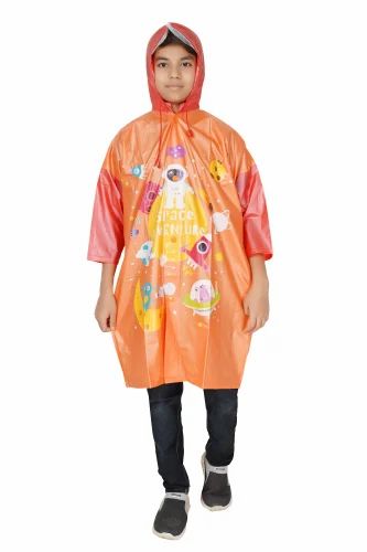 Kids Printed Baggy Raincoats