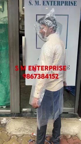 Unisex M Disposable Raincoat Poncho