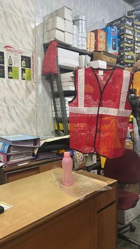 Nylon Traffic Safety Vest, For Construction