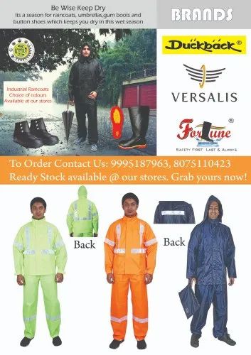 Duckback Rain Suit, Nylon